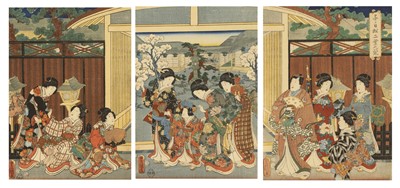 Lot 289 - Utagawa Kunisada 'Toyokuni III' (Japanese, 1786-1865)