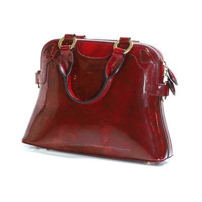 Lot 1531 - A Cartier burgundy 'Happy Birthday' bag