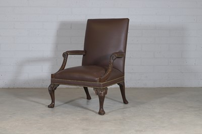 Lot 413 - An Imperial armchair