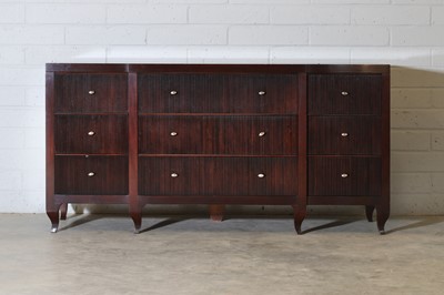 Lot 419 - A mahogany console cabinet