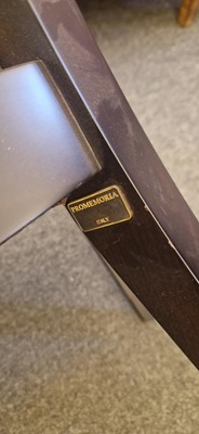 Lot 477 - A contemporary leather writing desk