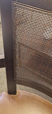 Lot 477 - A contemporary leather writing desk