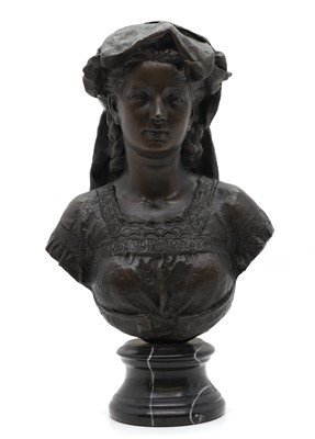 Lot 265 - A bronze bust