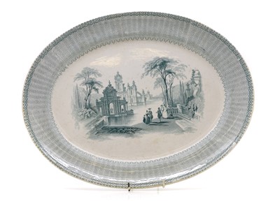 Lot 240 - A George Jones Cassino ironstone platter