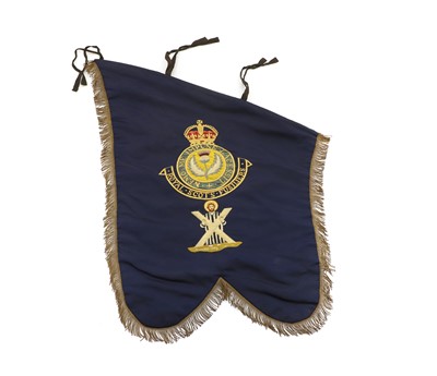 Lot A Royal Scots Fusiliers piper's banner