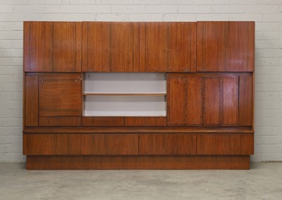 Lot 205 - A Danish rosewood wall cabinet