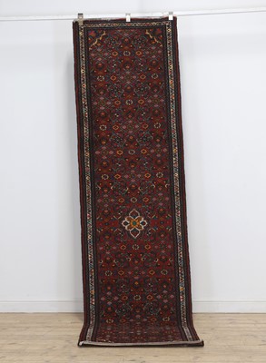 Lot 294 - A Hamadan wool runner