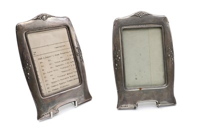 Lot 24 - A pair of Art Nouveau silver photograph frames