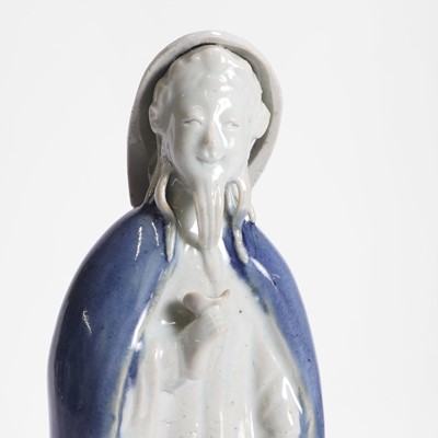 Lot 117 - A Chinese export porcelain figure