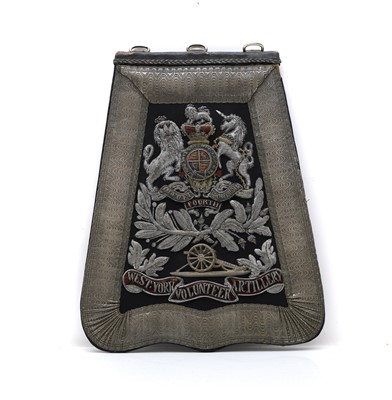 Lot 433 - A 4th West Yorkshire Volunteers Officer's sabretache