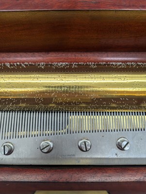 Lot 225 - A Nicole Freres rosewood music box