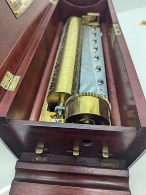 Lot 225 - A Nicole Freres rosewood music box