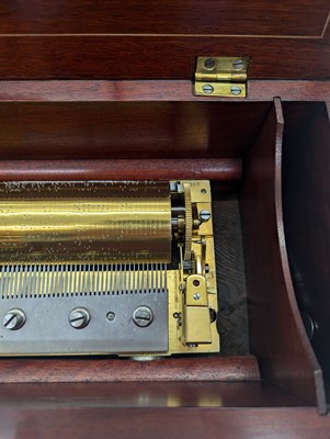 Lot 225 - A Nicole Freres rosewood music box