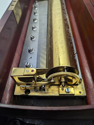 Lot 225 - A Nicole Freres rosewood music box