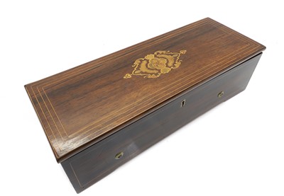 Lot 225 - A Nicole Freres rosewood music box