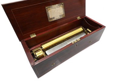 Lot 225 - A Nicole Freres rosewood music box