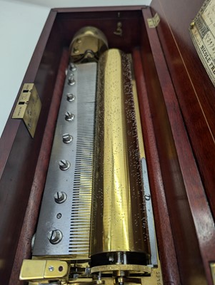 Lot 225 - A Nicole Freres rosewood music box