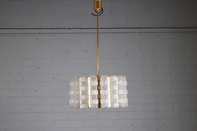 Lot 261 - A Murano cubist glass chandelier