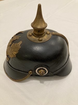 Lot 569 - A German First World War Picklehaube helmet