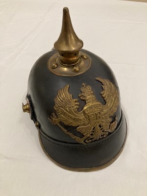 Lot 569 - A German First World War Picklehaube helmet