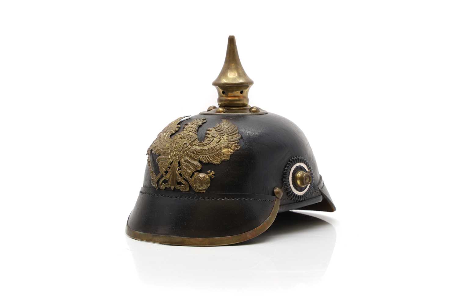 Lot 569 - A German First World War Picklehaube helmet