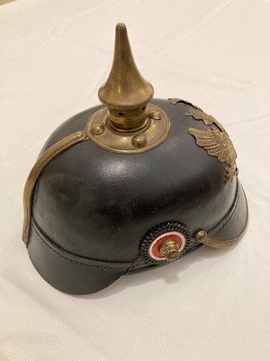 Lot 569 - A German First World War Picklehaube helmet