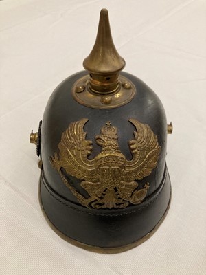 Lot 569 - A German First World War Picklehaube helmet