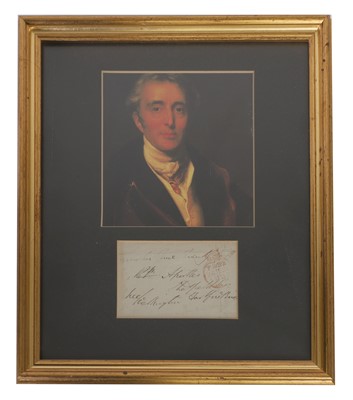 Lot 282 - Signed letter from the Duke of Wellington