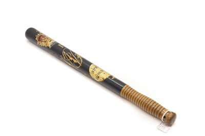 Lot 478 - A William IV 'Special Constable' truncheon