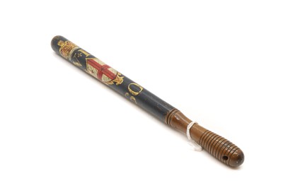 Lot 474 - A Victorian City of London police truncheon