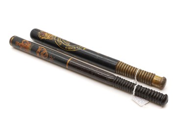 Lot 472 - A Victorian police truncheon