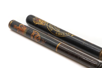 Lot 472 - A Victorian police truncheon