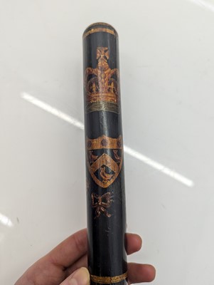 Lot 472 - A Victorian police truncheon