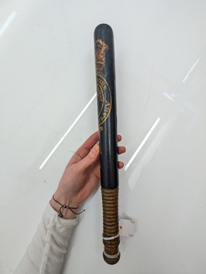 Lot 472 - A Victorian police truncheon