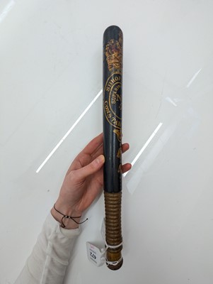 Lot 472 - A Victorian police truncheon