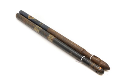 Lot 470 - A Regency Parish Constable's long truncheon