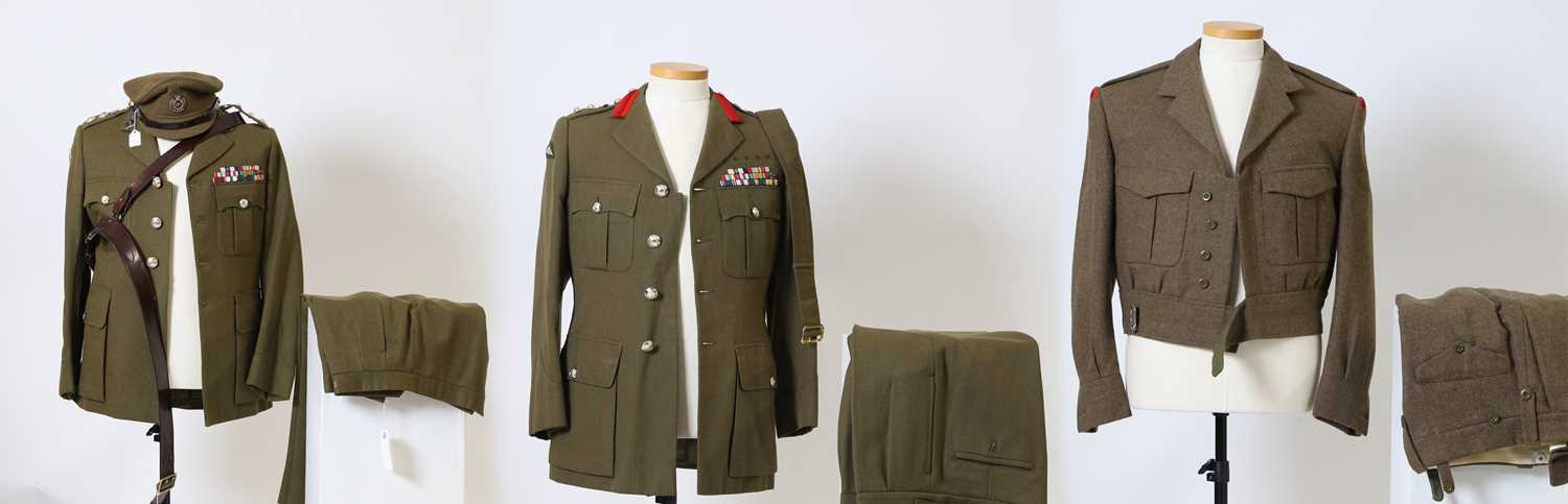 Lot 442 - A collection of British Army service uniforms