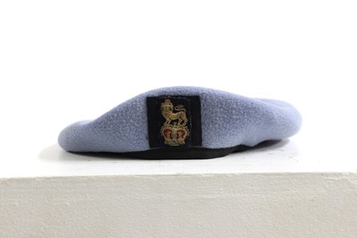 Lot 444 - A collection of berets, caps and other memorabilia