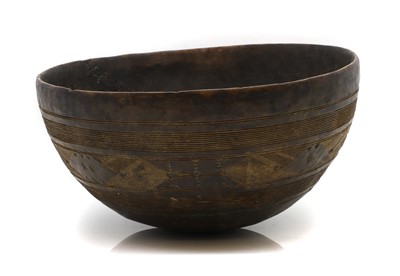 Lot 238A - A Tuareg carved wood bowl