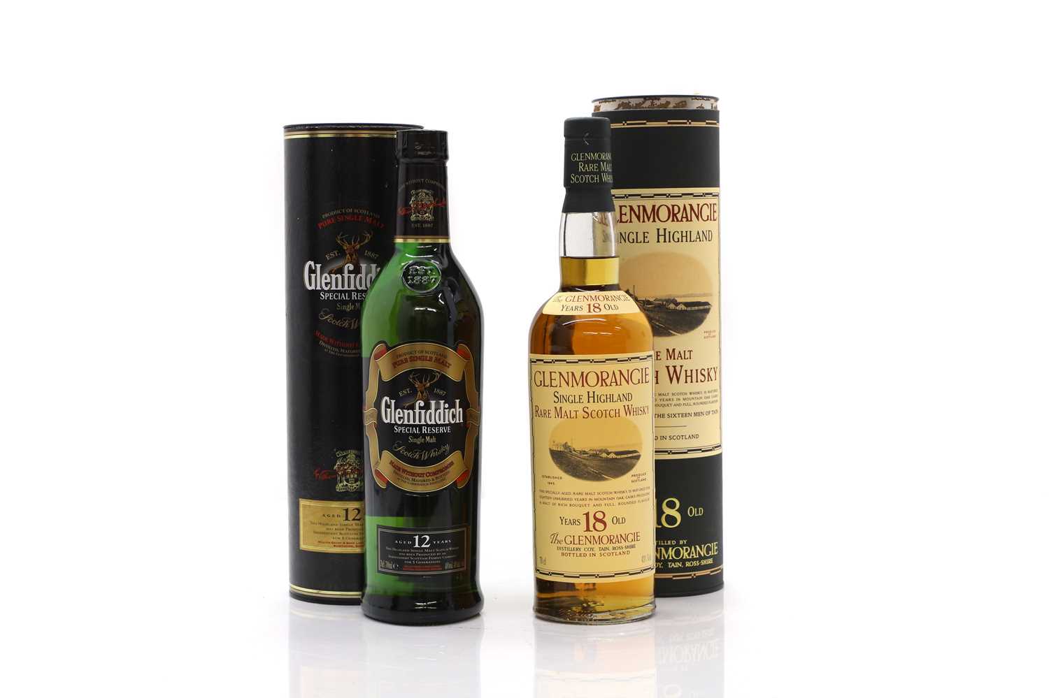 Lot 395 - Glenmorangie, Rare Malt, 18 year old Scotch whisky