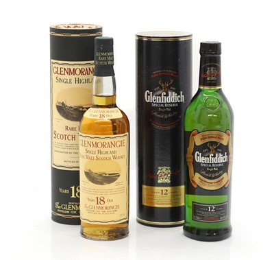 Lot 395 - Glenmorangie, Rare Malt, 18 year old Scotch whisky