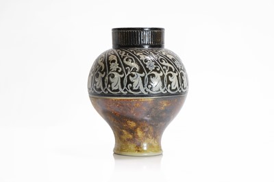 Lot 36 - A Martin Brothers' stoneware vase