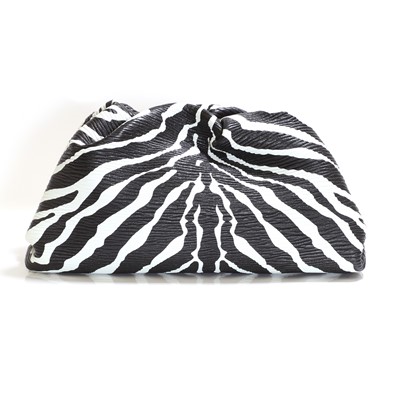 Lot 1533 - A Bottega Veneta zebra clutch bag