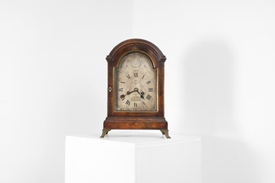 Lot 184 - A George III mahogany bracket clock