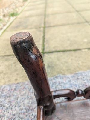 Lot 758 - A Chinese padouk opium table