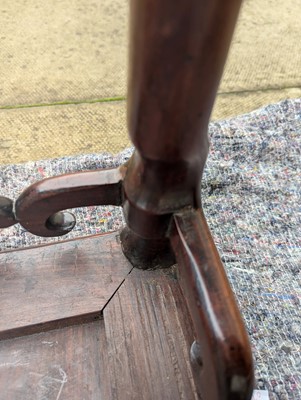 Lot 758 - A Chinese padouk opium table