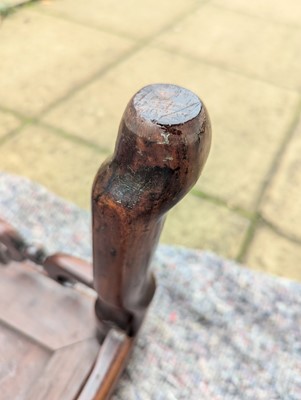 Lot 758 - A Chinese padouk opium table