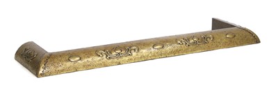 Lot 436 - An Arts and Crafts brass fender