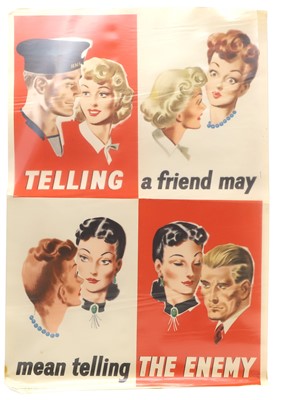 Lot 282 - A WWII poster