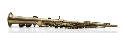 Lot 224 - A brass soprano saxophone